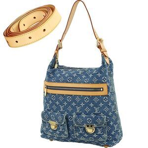 Louis Vuitton Monogram Denim Blue GM Shoulder Bag
